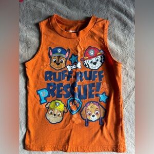 Nickelodeon Bright Orange Paw Patrol Tank Top